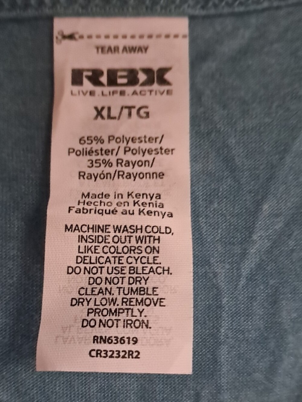 RBX Light Blue Racerback Tank - Picture 3 of 5